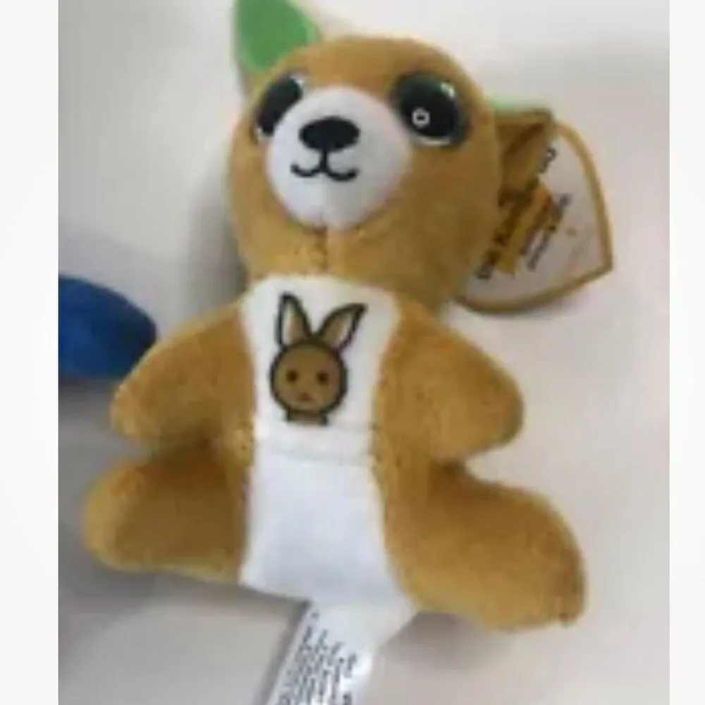 ty beanie babies 2002‎ 2021 mcdonalds toy blue bear kipper kangaroo miniature